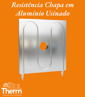 RESISTÊNCIA CHAPA EM ALUMINIO